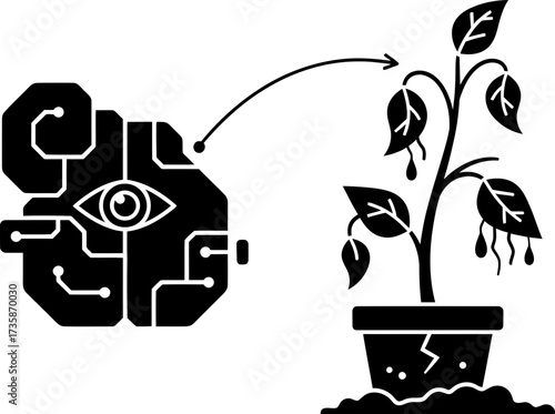 ais watchful eye discerns environmental distress, foreseeing natural world challenges ahead