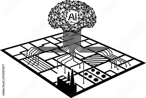 ai brain orchestrates global industries the digital mind drives innovation