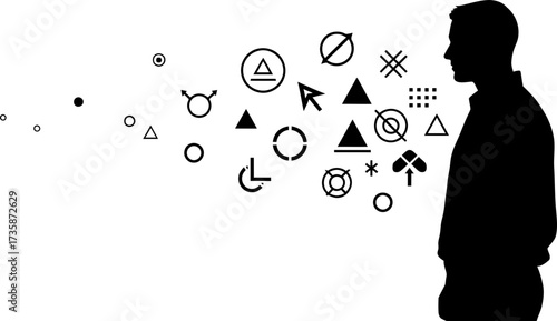 mind unleashes abstract ideas future insights and digital concepts