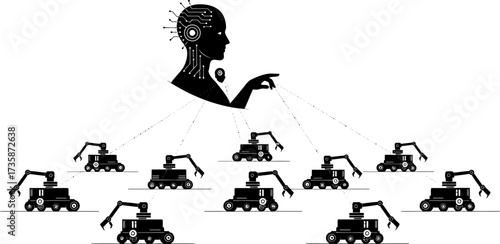 neural network empowers synchronized robot teams, driving advanced automated solutions
