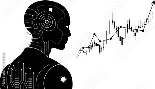 digital mind deciphers market signals, fueling innovation and future financial success