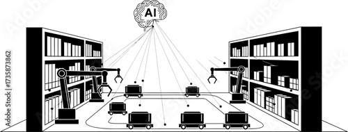 ai mind commands robotic systems, securing unparalleled efficiency in logistics