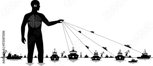 cognitive ai steers vast shipping fleets, mastering future global logistics