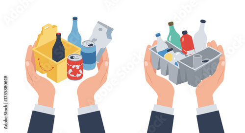 Recycling choices glass vs aluminum in sustainable packaging
