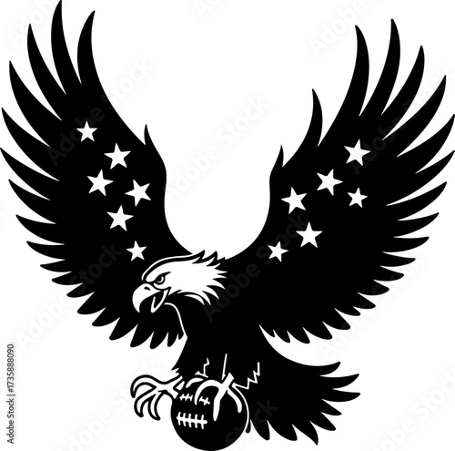 "Eagle Gridiron: The Spirit of American Football"