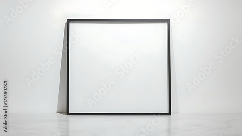 Minimalist modern device on neutral surface, showcasing clean geometric design.