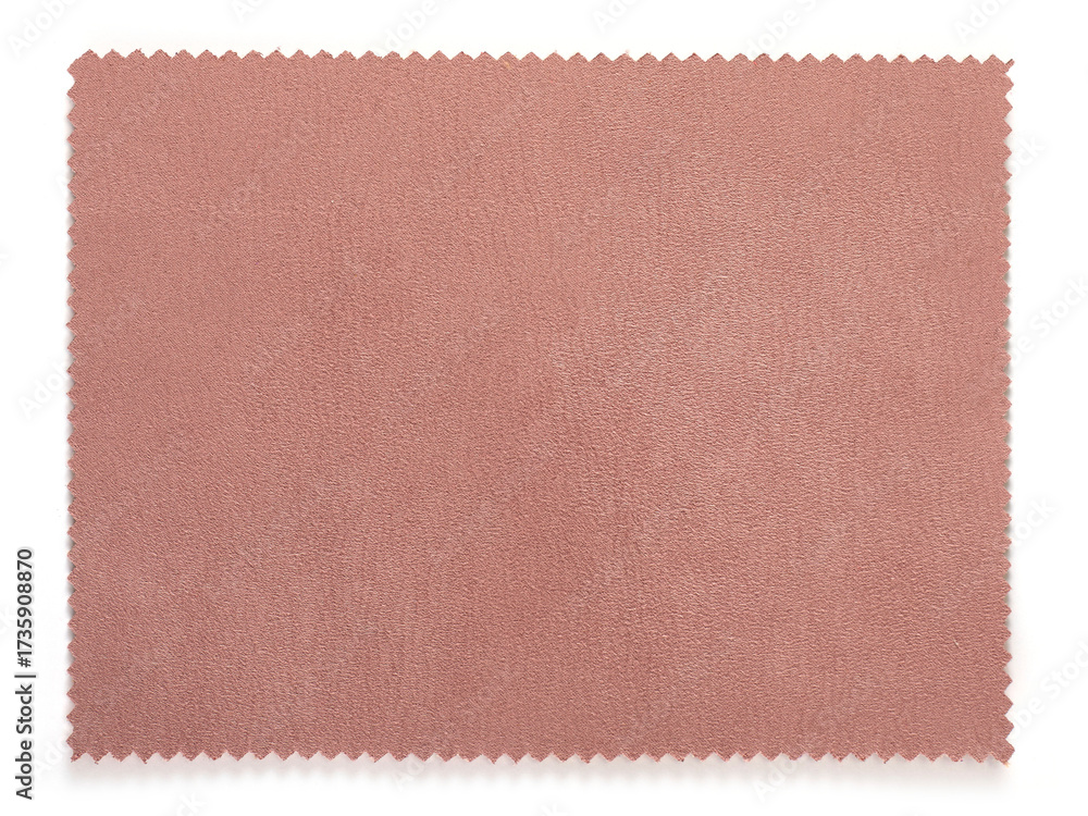 Fototapeta premium Fabric sample piece isolated on white