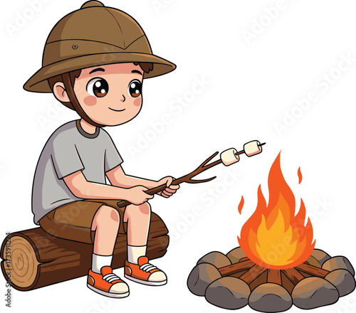 Cartoon karate girl in martial arts uniform, black belt, practicing karate stance, martial training, sports, fitness, discipline, self defense illustration