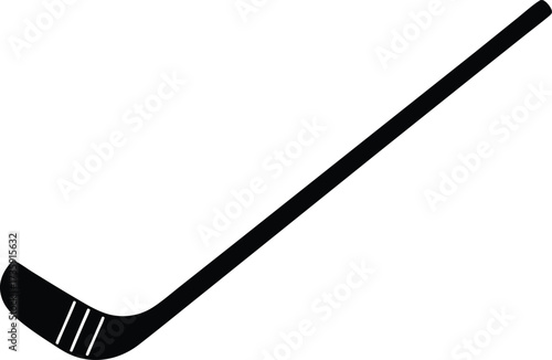 Hockey Stick Vector Icon.
