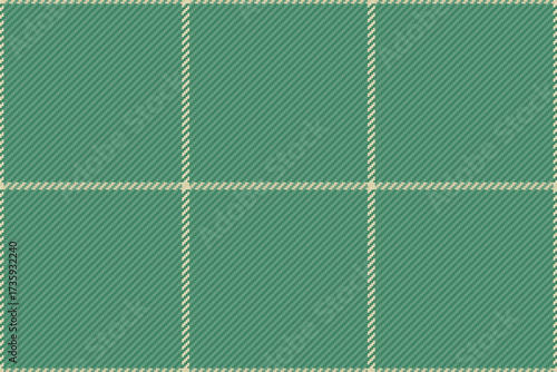 Cosy plaid textile pattern, chic tartan texture vector. Turkish seamless check fabric background in mint and light colors.