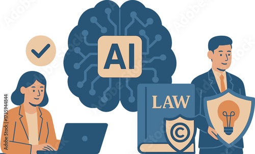 Business AI Ethics and Intellectual Property: Ethical  Utilization for Creative, Compliant, and Legally Protected Outcomes