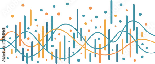 Visualize abstract infographics, represent big data with code, explore futuristic networks or business analytics, and design a graphic concept for your project