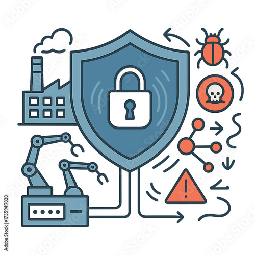 Industrial automation cybersecurity serves as a digital shield, defending factory networks from potential cyberattacks