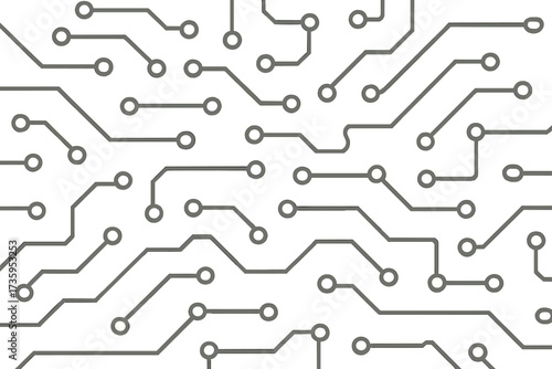 Circuit pathways and flawless technological links