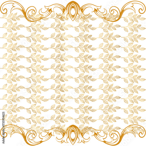 vintage floral background shortcut pattern gold yellow 