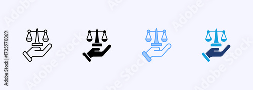 Fairness Icon Set Multiple Style Collection
