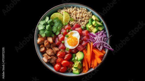 Colorful healthy bowl