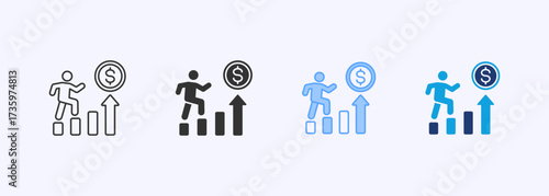 Investment Icon Set Multiple Style Collection