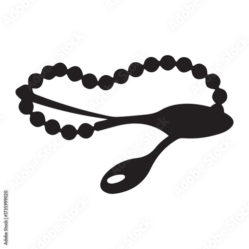 Rosary with beaded necklace