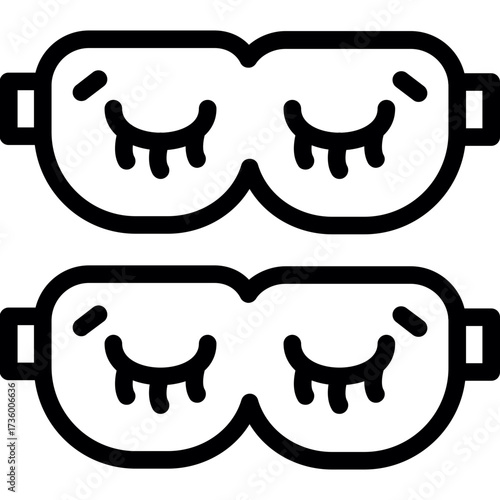 Sleeping Mask Icon