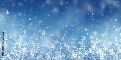 Winter snowfall background