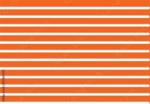 orange striped background for table mat