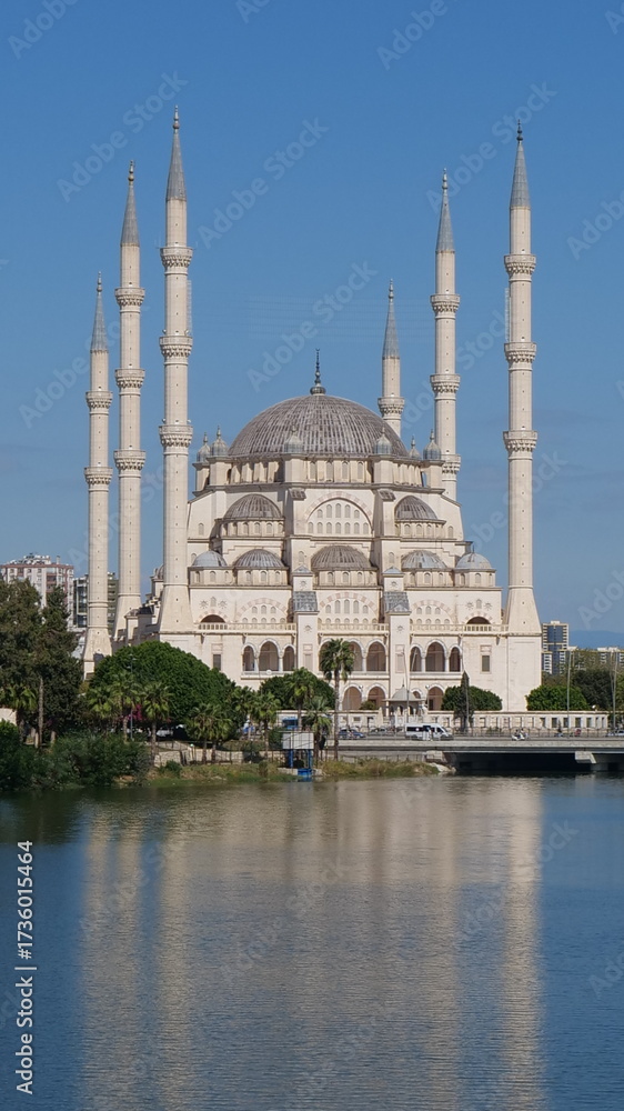 Fototapeta premium blue mosque in istanbul turkey