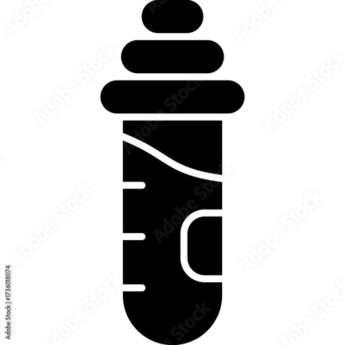 Test Tube Icon Vector Element
