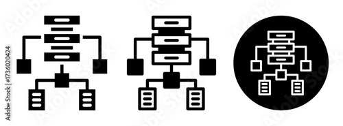 Structured Data Icon Collection Glyph & Mixed Style