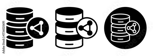 Synthetic Data Icon Collection Glyph & Mixed Style