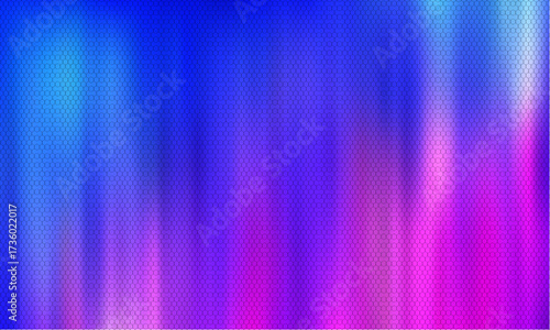Abstract futuristic technology hexagonal background with bright blue and pink color. Hexagonal network pattern digital hi tech background for innovation technology, science, healthcare. Vector EPS10.
