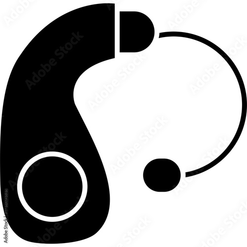 Hearing Aid Icon Vector Element