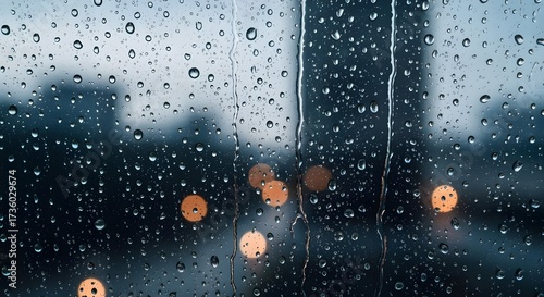 Raindrops on Glass	