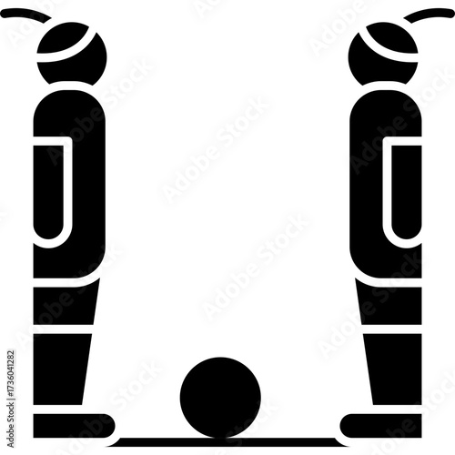 Kick Off Icon Vector Element
