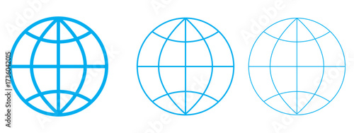 world web icon www earth globe icons. Globe icons. Website globe icon set with transparent background