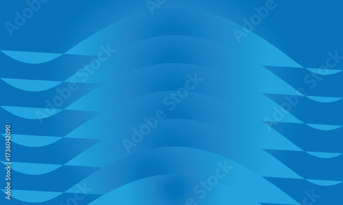 Blue Spiral Line Gradient Abstract Background Design