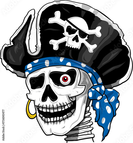 tête de mort, pirate, halloween