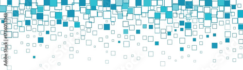 Abstract background with blue squares modern geometric design vector