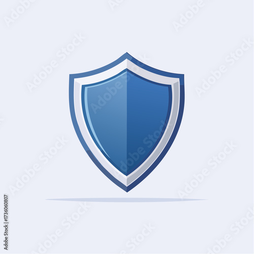 A metallic shield symbol representing security and protection. Free Download A metallic shield symbol representing security and protection. - GFXLoad