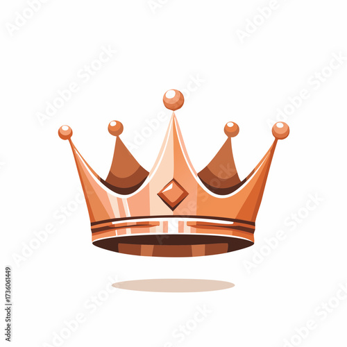 Golden Crown Symbol of Royalty and Power.