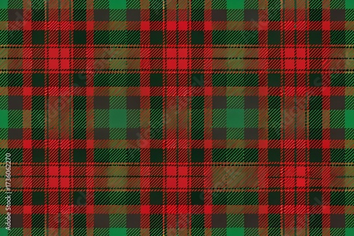 red and green plaid pattern