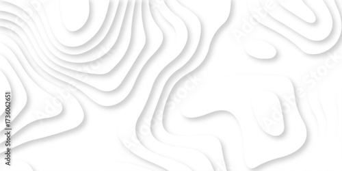  Luxury diamond creative topography map background vector natural shadow papercut web topography map spiral line. white light dynamic smooth cover origami papercut texture background.