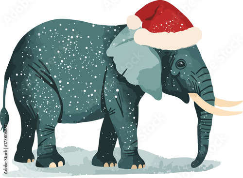 Christmas elephant 