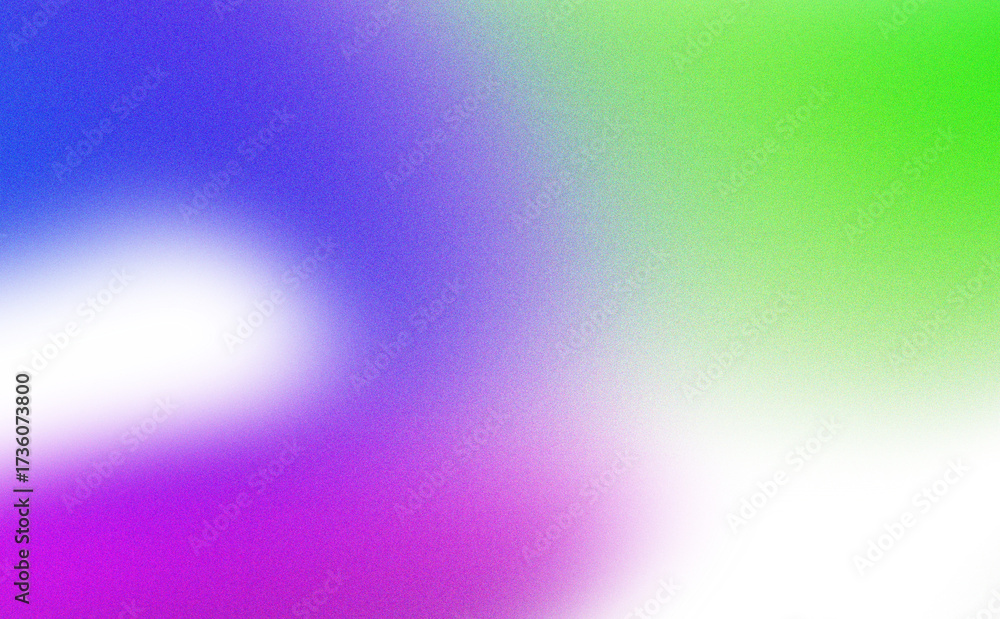 Fototapeta premium Abstract gradient blend of vibrant purple blue and bright green with textured overlay