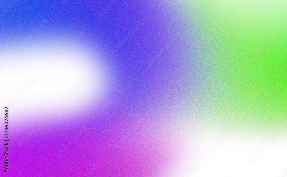 Fototapeta premium Abstract gradient blend of vibrant purple blue and bright green with textured overlay
