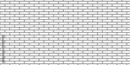 Texture brickwork block white concrete stucco isolated cement wall row urban interior limestone brick faced home and kitchen vintage wallpaper background.	