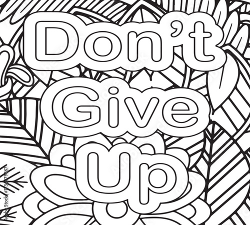 Determination Dreams Coloring Book pages for adults and kids   