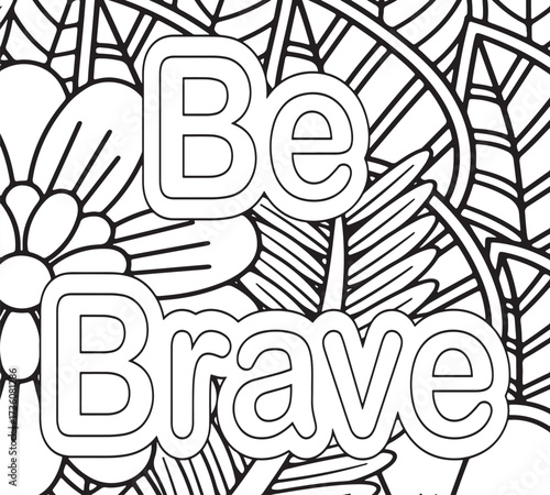 Determination Dreams Coloring Book pages for adults and kids   