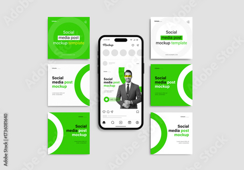 Social Media Post Mockup Presentation