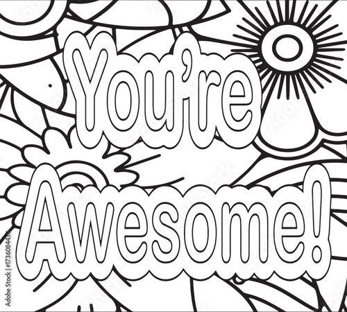 Motivation Magic Coloring Pages for kdp 